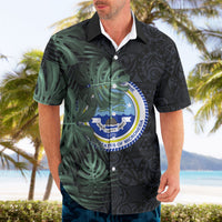 Federated States Of Micronesia Hawaiian Shirt FSM Tropical Monstera Leaf Dark Tribal Pattern TS04 - Polynesian Pride