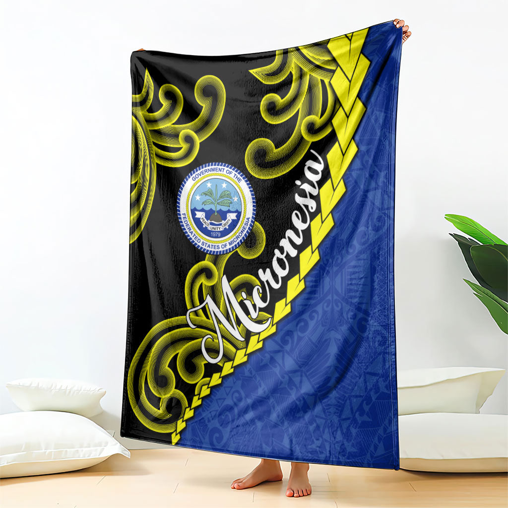 Federated States Of Micronesia FSM Blanket Pacific Islander Tribal Swirl Geometric Pattern TS04 - Polynesian Pride