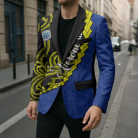 Federated States Of Micronesia FSM Blazer Pacific Islander Tribal Swirl Geometric Pattern TS04 - Polynesian Pride