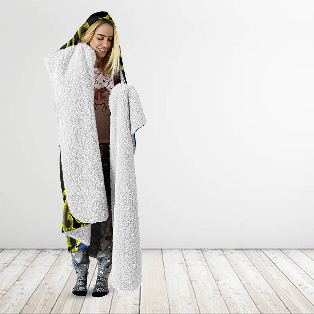 Federated States Of Micronesia FSM Hooded Blanket Pacific Islander Tribal Swirl Geometric Pattern TS04 - Polynesian Pride