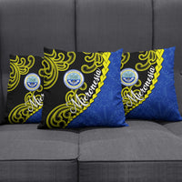 Federated States Of Micronesia FSM Pillow Cover Pacific Islander Tribal Swirl Geometric Pattern TS04 - Polynesian Pride