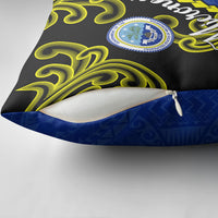 Federated States Of Micronesia FSM Pillow Cover Pacific Islander Tribal Swirl Geometric Pattern TS04 - Polynesian Pride