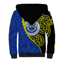 Federated States Of Micronesia FSM Sherpa Hoodie Pacific Islander Tribal Swirl Geometric Pattern TS04 - Polynesian Pride