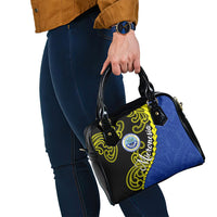 Federated States Of Micronesia FSM Shoulder Handbag Pacific Islander Tribal Swirl Geometric Pattern TS04 - Polynesian Pride