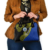Federated States Of Micronesia FSM Shoulder Handbag Pacific Islander Tribal Swirl Geometric Pattern TS04 - Polynesian Pride