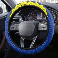 Federated States Of Micronesia FSM Steering Wheel Cover Pacific Islander Tribal Swirl Geometric Pattern TS04 - Polynesian Pride