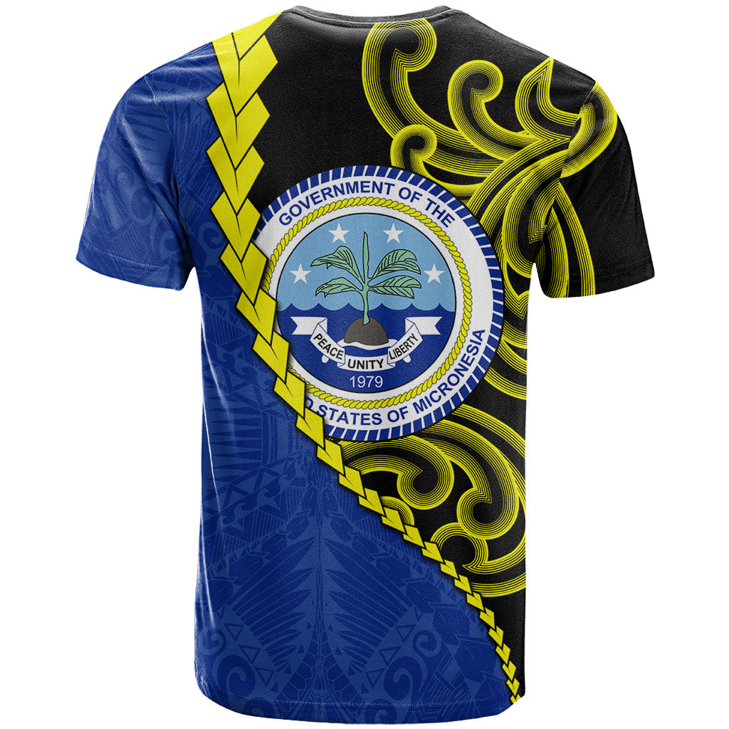 Federated States Of Micronesia FSM T Shirt Pacific Islander Tribal Swirl Geometric Pattern TS04 - Polynesian Pride