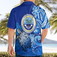Micronesia Sea Turtle Hawaiian Shirt Federated States Of Micronesia Tribal Floral Pattern TS04 - Polynesian Pride