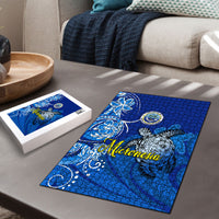 Micronesia Sea Turtle Puzzle Federated States Of Micronesia Tribal Floral Pattern