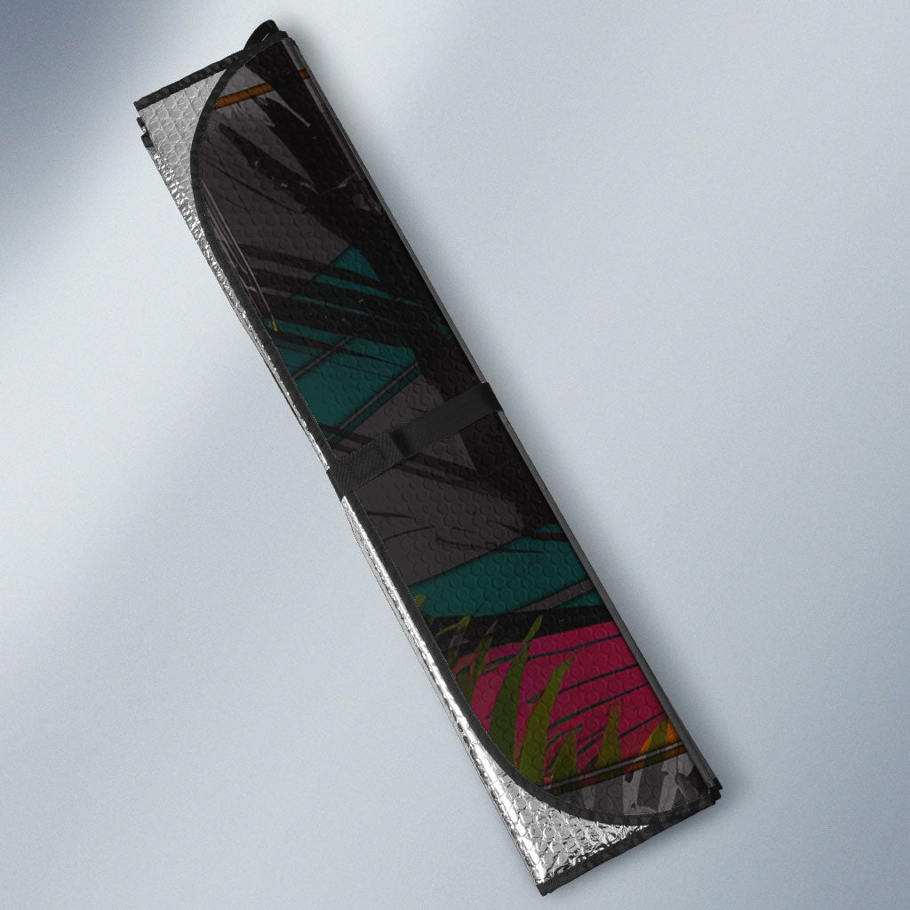 Tropical Christmas In July Candy Cane Surf Auto Sun Shade Vibrant Street Art Beach Graffiti Graphic