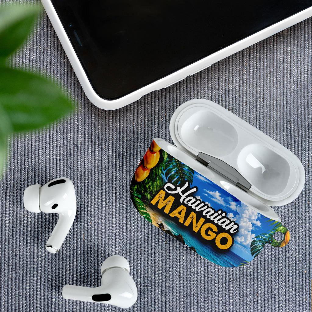 Hawaiian Mango Tropical Beach AirPods Case Scenic Island Nature Exotic Fruit Graphic TS04 - Polynesian Pride