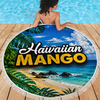 Hawaiian Mango Tropical Beach Beach Blanket Scenic Island Nature Exotic Fruit Graphic TS04 - Polynesian Pride