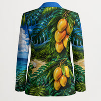 Hawaiian Mango Tropical Beach Blazer Scenic Island Nature Exotic Fruit Graphic TS04 - Polynesian Pride