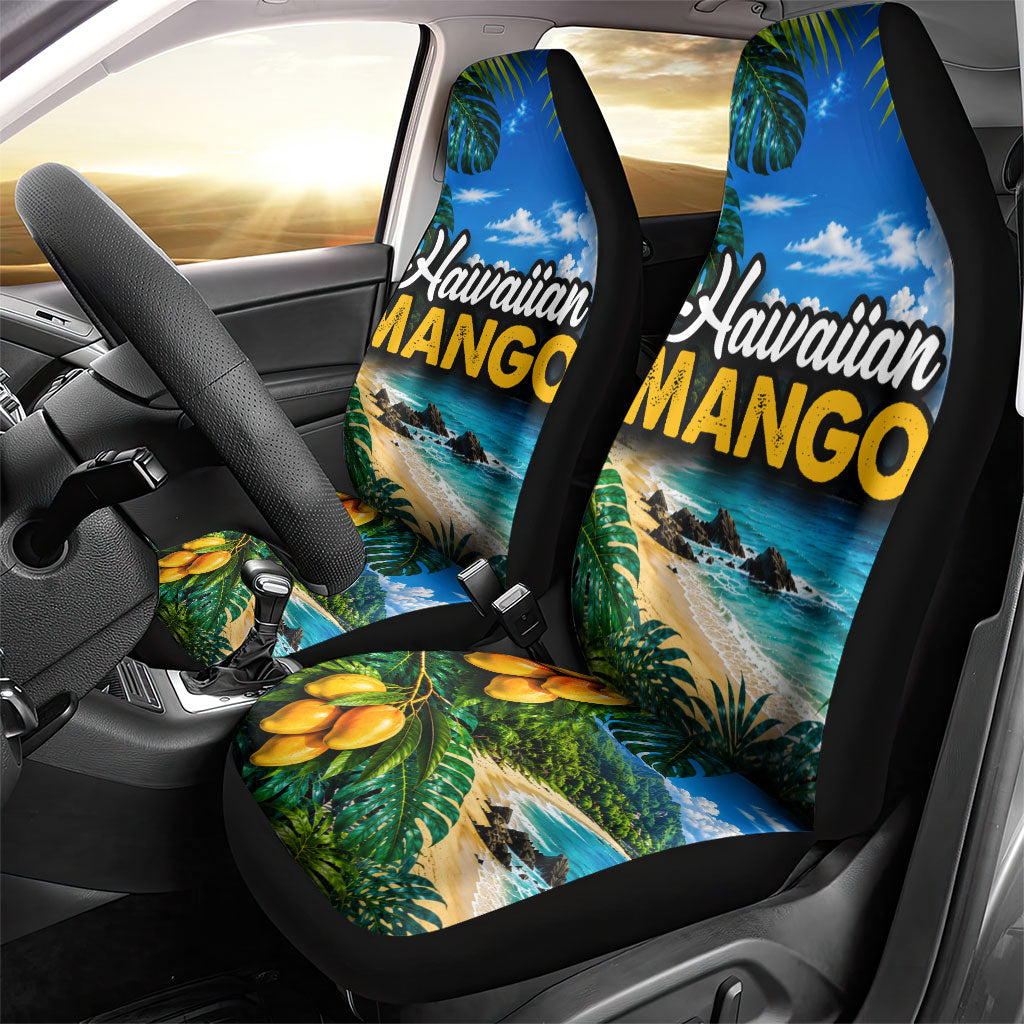 Hawaiian Mango Tropical Beach Car Seat Cover Scenic Island Nature Exotic Fruit Graphic TS04 - Polynesian Pride