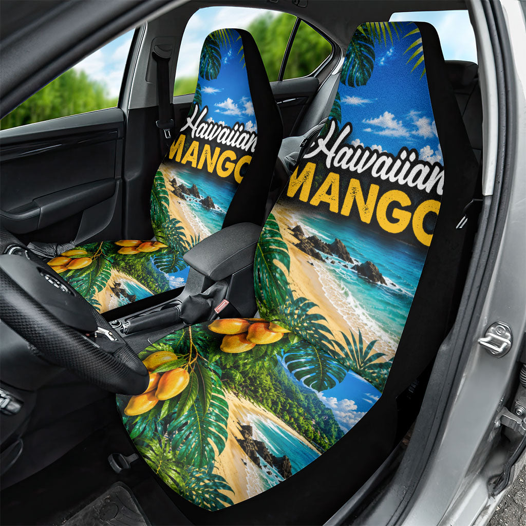 Hawaiian Mango Tropical Beach Car Seat Cover Scenic Island Nature Exotic Fruit Graphic TS04 - Polynesian Pride