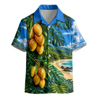 Hawaiian Mango Tropical Beach Kid Hawaiian Shirt Scenic Island Nature Exotic Fruit Graphic TS04 - Polynesian Pride
