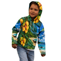 Hawaiian Mango Tropical Beach Kid Hoodie Scenic Island Nature Exotic Fruit Graphic TS04 - Polynesian Pride