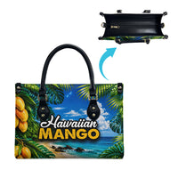 Hawaiian Mango Tropical Beach Leather Bag Scenic Island Nature Exotic Fruit Graphic TS04 - Polynesian Pride
