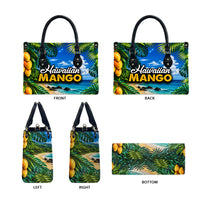 Hawaiian Mango Tropical Beach Leather Bag Scenic Island Nature Exotic Fruit Graphic TS04 - Polynesian Pride