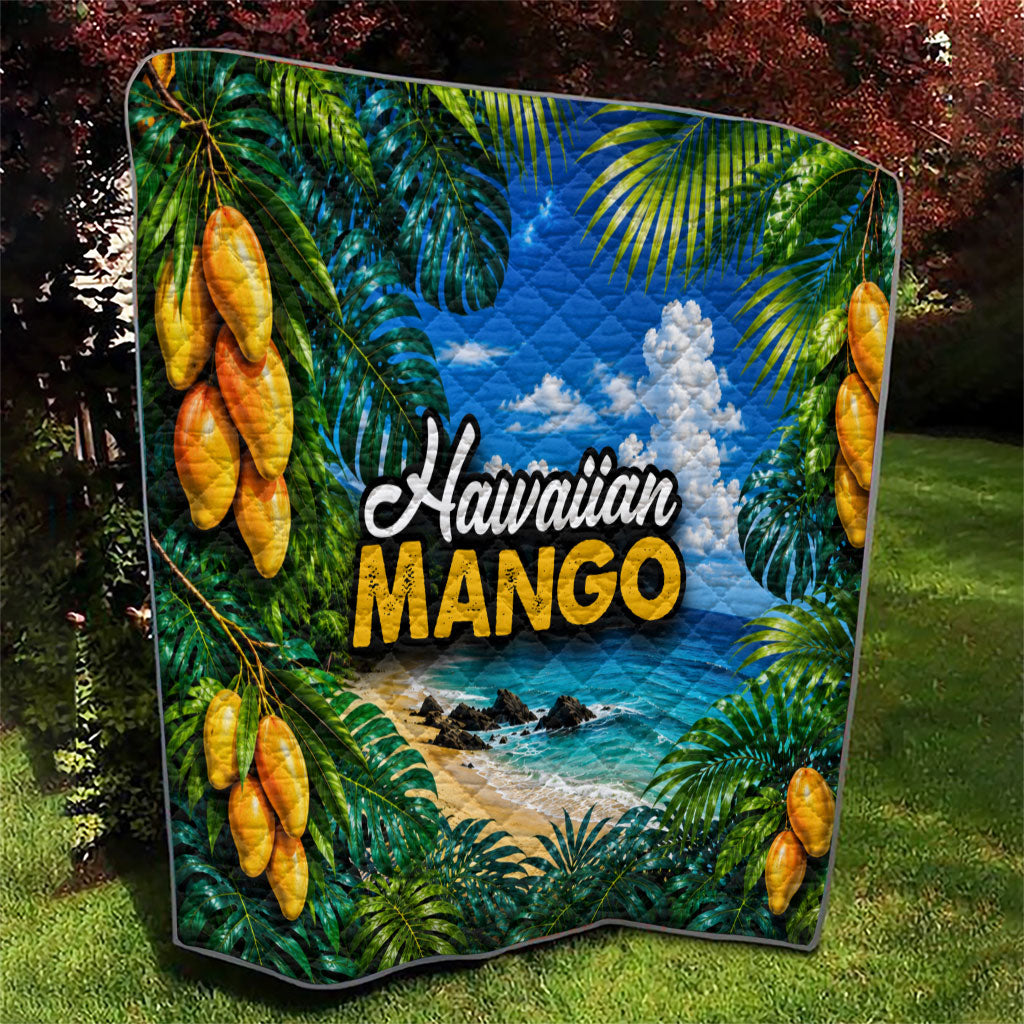 Hawaiian Mango Tropical Beach Quilt Scenic Island Nature Exotic Fruit Graphic TS04 - Polynesian Pride