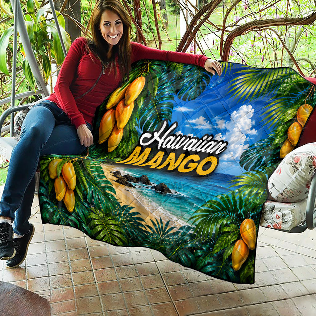 Hawaiian Mango Tropical Beach Quilt Scenic Island Nature Exotic Fruit Graphic TS04 - Polynesian Pride