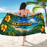 Hawaiian Mango Tropical Beach Sarong Scenic Island Nature Exotic Fruit Graphic TS04 - Polynesian Pride