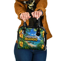 Hawaiian Mango Tropical Beach Shoulder Handbag Scenic Island Nature Exotic Fruit Graphic TS04 One Size Blue Green - Polynesian Pride