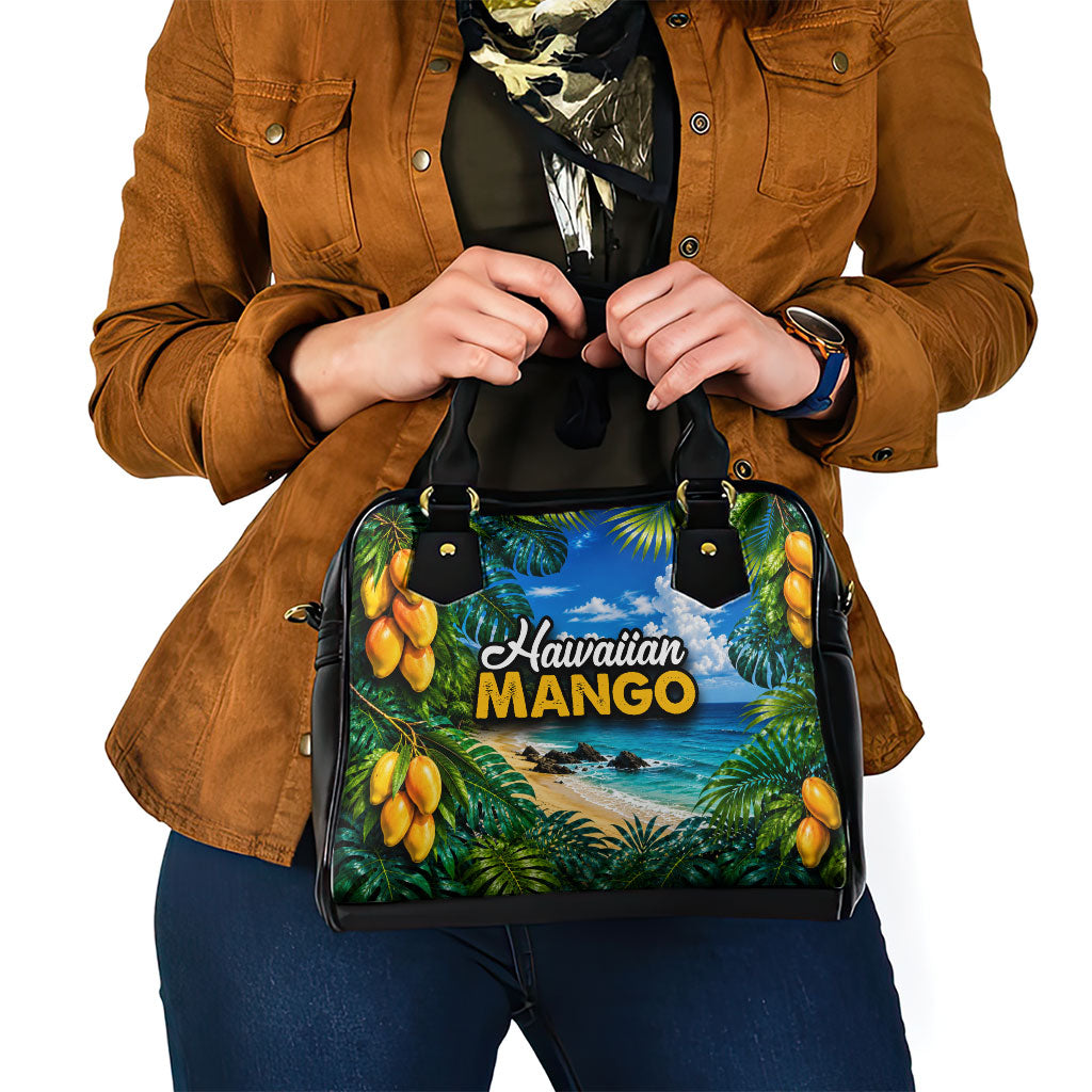 Hawaiian Mango Tropical Beach Shoulder Handbag Scenic Island Nature Exotic Fruit Graphic TS04 - Polynesian Pride