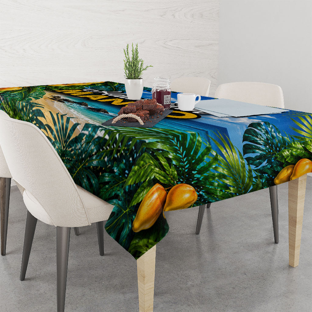 Hawaiian Mango Tropical Beach Tablecloth Scenic Island Nature Exotic Fruit Graphic TS04 - Polynesian Pride