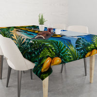 Hawaiian Mango Tropical Beach Tablecloth Scenic Island Nature Exotic Fruit Graphic TS04 - Polynesian Pride