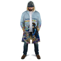 Fiji Taveuni Rainbow Reef Cloak Scuba Diver Vibrant Undersea Coral Garden Watercolor TS04 - Polynesian Pride