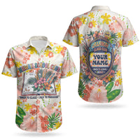 Personalized Hawaii School Club Back To Class Couples Matching Tank Maxi Dress and Hawaiian Shirt Retro Tropical Hibiscus Pattern With Open Notebook TS04 - Polynesian Pride