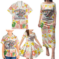 Personalized Hawaii School Club Back To Class Family Matching Puletasi and Hawaiian Shirt Retro Tropical Hibiscus Pattern With Open Notebook TS04 - Polynesian Pride