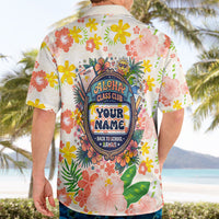 Personalized Hawaii School Club Back To Class Hawaiian Shirt Retro Tropical Hibiscus Pattern With Open Notebook TS04 - Polynesian Pride