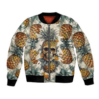 Pineapple Skull Bomber Jacket Summer Paradise TS04 - Polynesian Pride