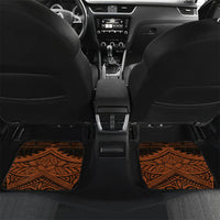 Straight Outta Kadavu Fiji Car Mats Tribal Polynesian Tattoo Coat Of Arms Flag TS04 Set 2pcs - Back Brown Black - Polynesian Pride