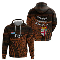 Straight Outta Kadavu Fiji Hoodie Tribal Polynesian Tattoo Coat Of Arms Flag TS04 - Polynesian Pride