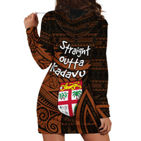 Straight Outta Kadavu Fiji Hoodie Dress Tribal Polynesian Tattoo Coat Of Arms Flag TS04 - Polynesian Pride