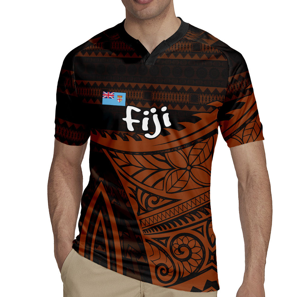 Straight Outta Kadavu Fiji Rugby Jersey Tribal Polynesian Tattoo Coat Of Arms Flag TS04 - Polynesian Pride