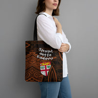 Straight Outta Kadavu Fiji Tote Bag Tribal Polynesian Tattoo Coat Of Arms Flag TS04 - Polynesian Pride