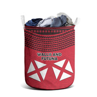 Wallis And Futuna Laundry Basket Polynesian Tattoo Flag Map TS04 - Polynesian Pride