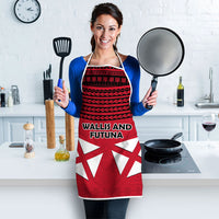 Wallis And Futuna Apron Polynesian Tattoo Flag Map TS04 - Polynesian Pride