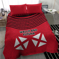 Wallis And Futuna Bedding Set Polynesian Tattoo Flag Map TS04 - Polynesian Pride