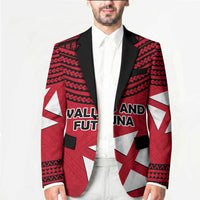 Wallis And Futuna Blazer Polynesian Tattoo Flag Map TS04 - Polynesian Pride