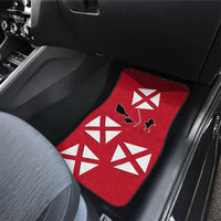 Wallis And Futuna Car Mats Polynesian Tattoo Flag Map TS04 - Polynesian Pride