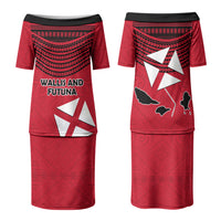 Wallis And Futuna Couples Matching Puletasi and Hawaiian Shirt Polynesian Tattoo Flag Map TS04 - Polynesian Pride