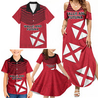 Wallis And Futuna Family Matching Summer Maxi Dress and Hawaiian Shirt Polynesian Tattoo Flag Map TS04 - Polynesian Pride