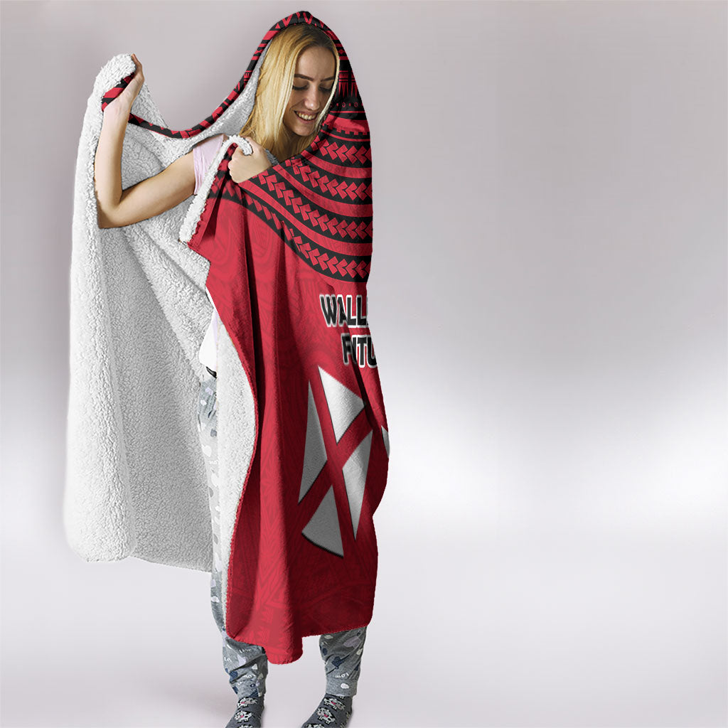 Wallis And Futuna Hooded Blanket Polynesian Tattoo Flag Map TS04 - Polynesian Pride