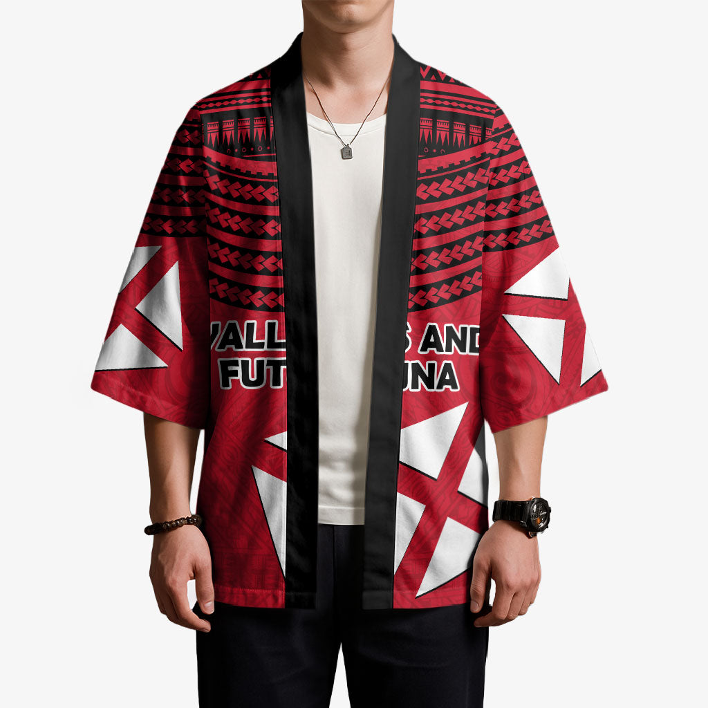 Wallis And Futuna Kimono Polynesian Tattoo Flag Map TS04 - Polynesian Pride