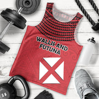 Wallis And Futuna Men Tank Top Polynesian Tattoo Flag Map TS04 - Polynesian Pride